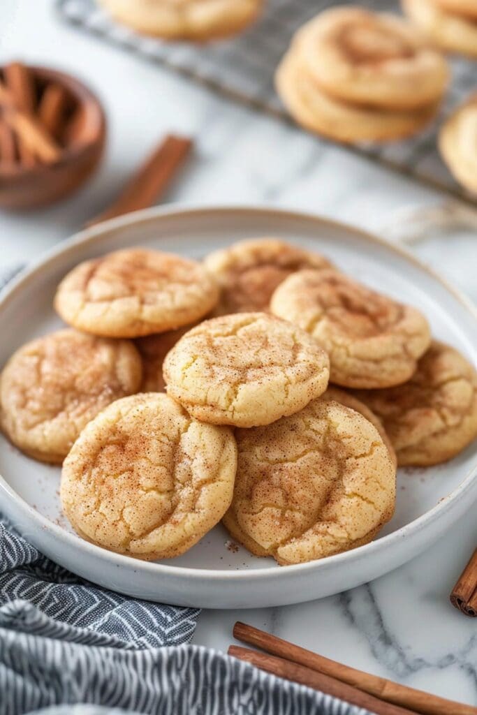 snickerdoodle on a plate.